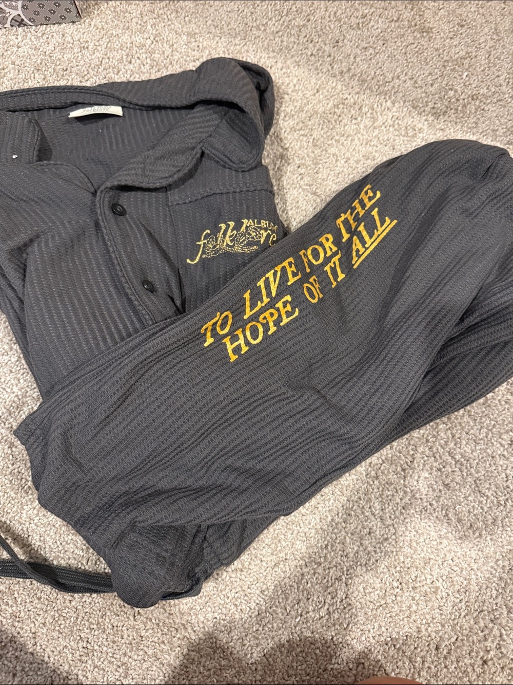 Taylor Swift Folklore August Pajama Set (size small)